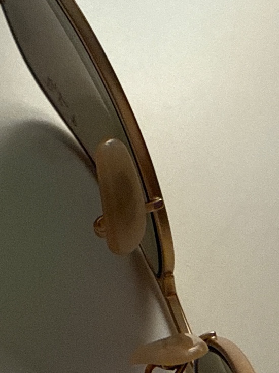 Pink Ray-Ban Polarized Mirror Sunglasses - gold tone frame ? main image 7
